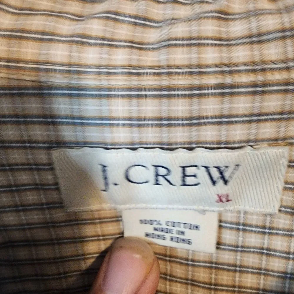 Men's J. Crew longsleeve button-down shirt, size XL